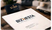 책상 위 BIZNESTA 제안서